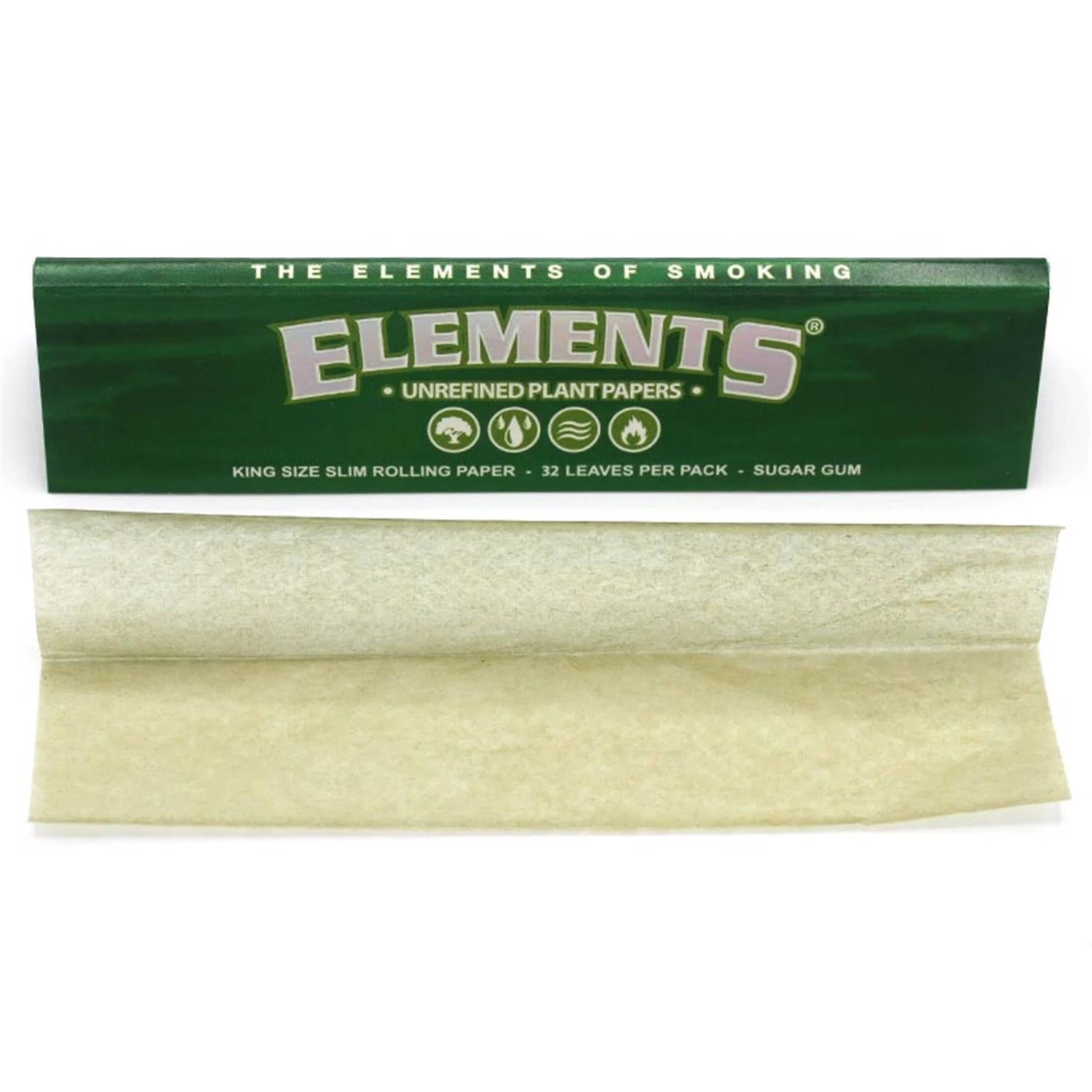 Elements Green Papers King Size Slim Elements